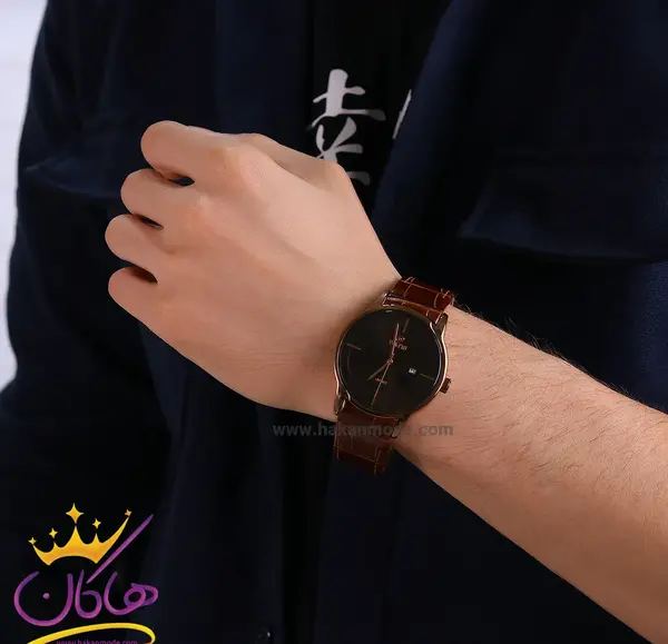 عکس ساعت بند چرمی مردانه