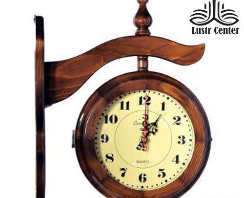 عکس ساعت دیواری چوبی جدید