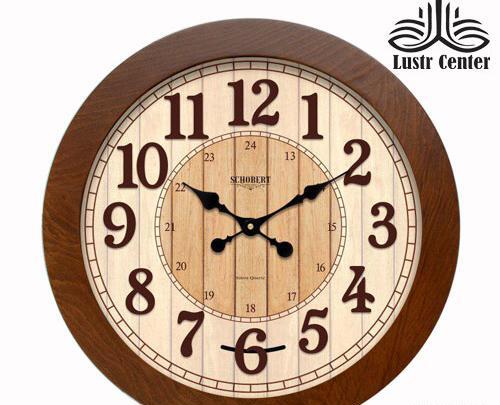 عکس ساعت دیواری چوبی جدید