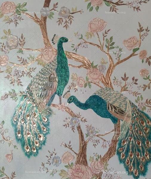 عکس پته ساعت طاووس