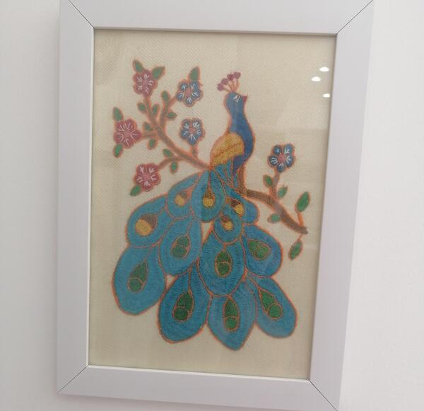 عکس پته ساعت طاووسی