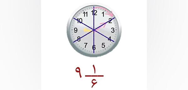 عکس ساعت آموزشی کلاس چهارم