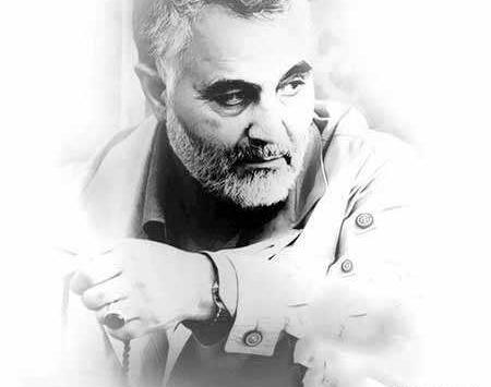 عکس سیاه و سفید سردار سلیمانی