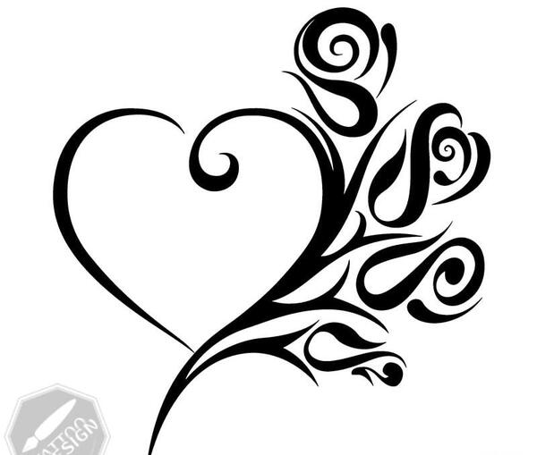 عکس سیاه سفید قلب واقعی