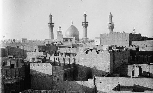 عکس سیاه و سفید کربلا