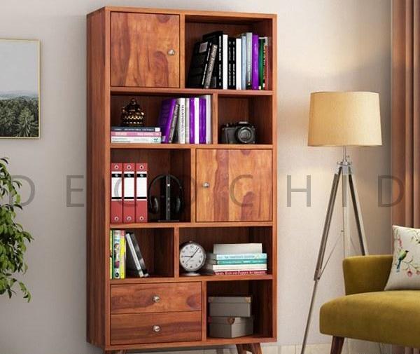عکس کتابخانه ساده برای اتاق