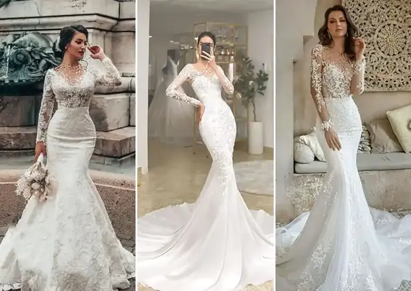 عکس لباس ساده برای عروسی