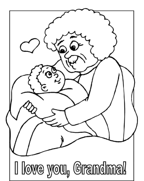 عکس مادربزرگ ساده