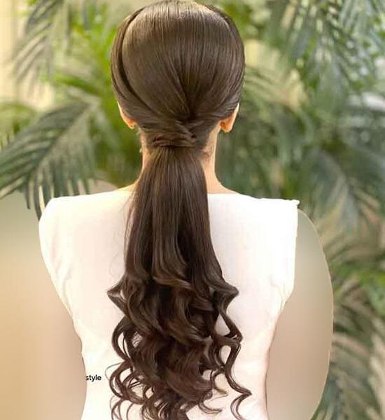 عکس مدل موی ساده باز