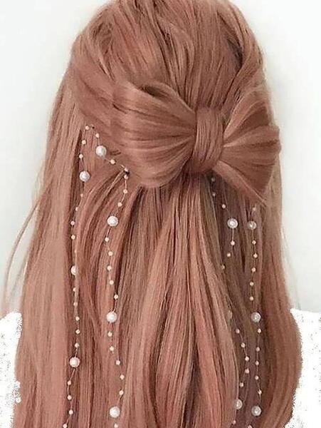 عکس مدل موی ساده باز