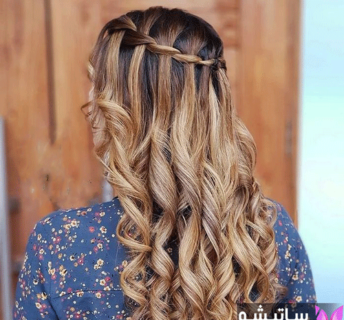 عکس مدل موی ساده باز