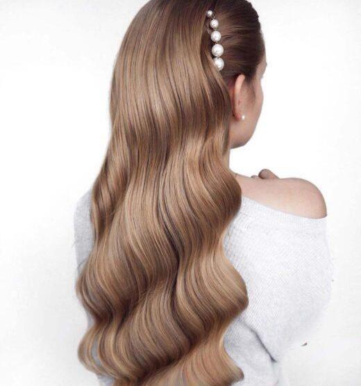 عکس مدل موی ساده باز