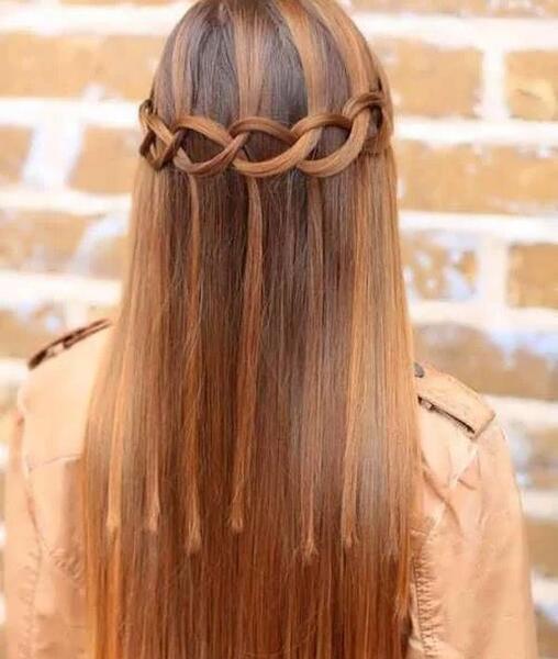 عکس مدل موی ساده باز