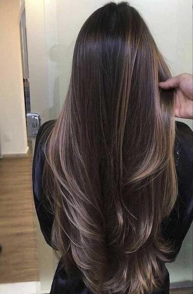 عکس مدل موی ساده باز