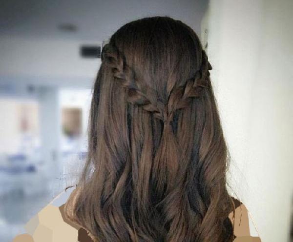 عکس مدل موی ساده باز