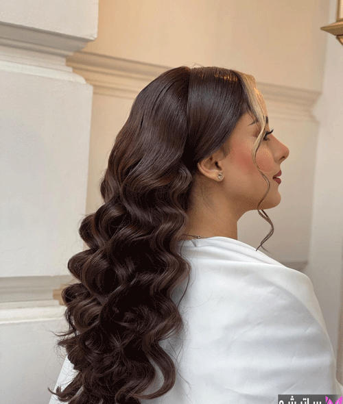 عکس مدل موی ساده باز