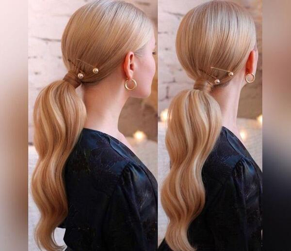 عکس مدل موی ساده باز