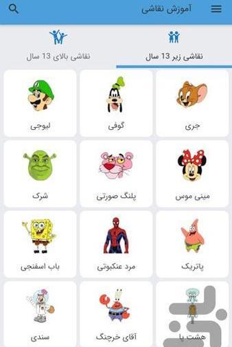 عکس نقاشی ساده مرد