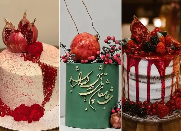 عکس تزیین ساده کیک خانگی