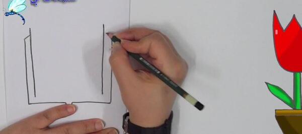 عکس نقاشی ساده کتابخانه