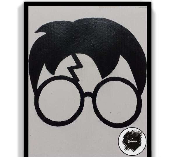 عکس سیاه و سفید هری پاتر