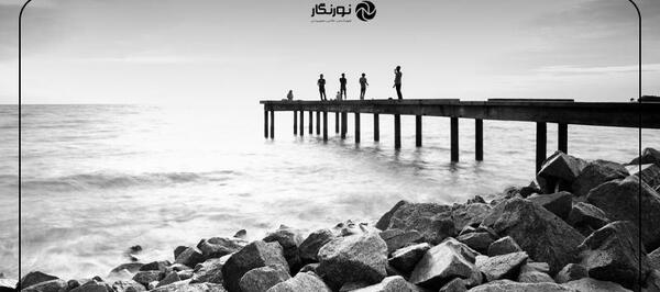 ترکیب عکس سیاه سفید و رنگی