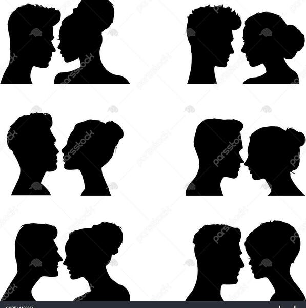 عکس سیاه و سفید نیم رخ