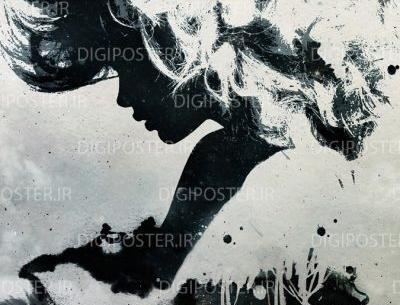 عکس سیاه و سفید نیم رخ