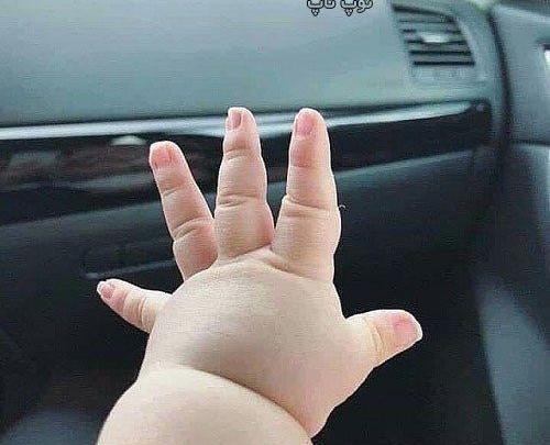 عکس سیاه و سفید نی نی