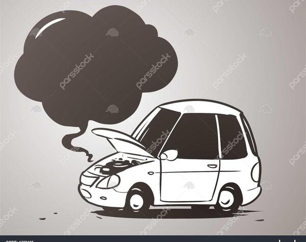 عکس ماشین کارتونی سیاه سفید