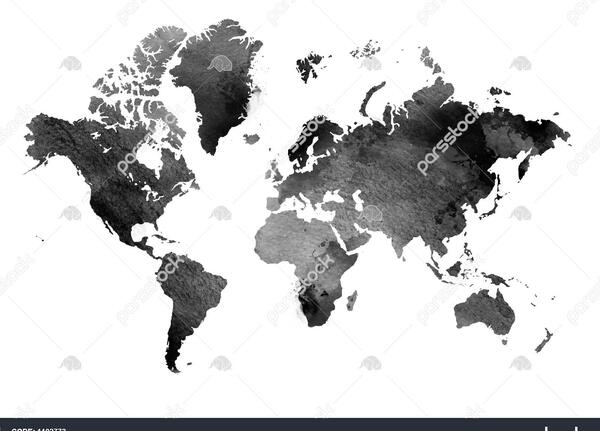 عکس سیاه و سفید کره زمین