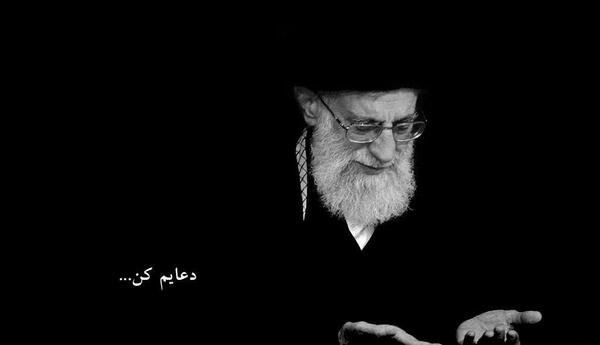 عکس سیاه و سفید امام خامنه ای