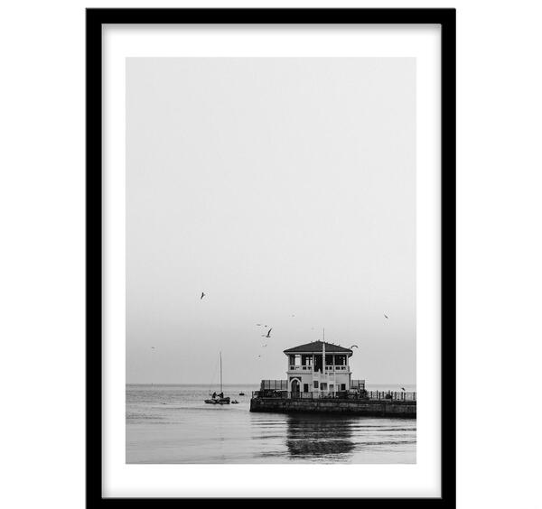 عکس سیاه و سفید چرخ و فلک