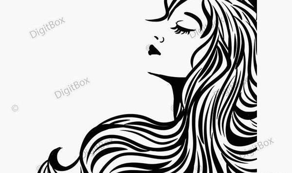 عکس سیاه سفید پروفایل دختر