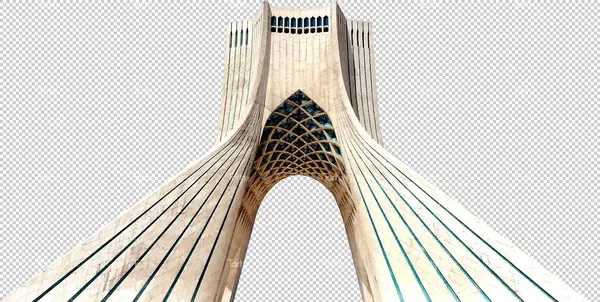 عکس سیاه و سفید برج آزادی