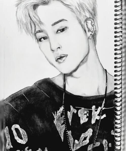 عکس های سیاه سفید جیمین