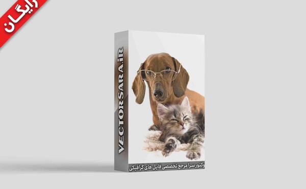عکس سگ گربه کنار هم