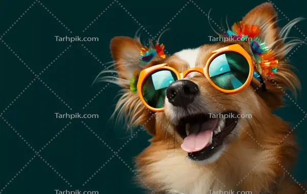 عکس سگ کیوت برای پس زمینه
