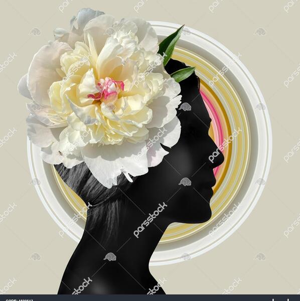 عکس گل سفید پروفایل
