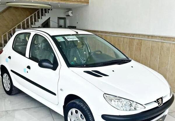 عکس 206 تیپ 2 سفید صفر
