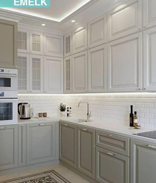 عکس کابینت سفید صدفی