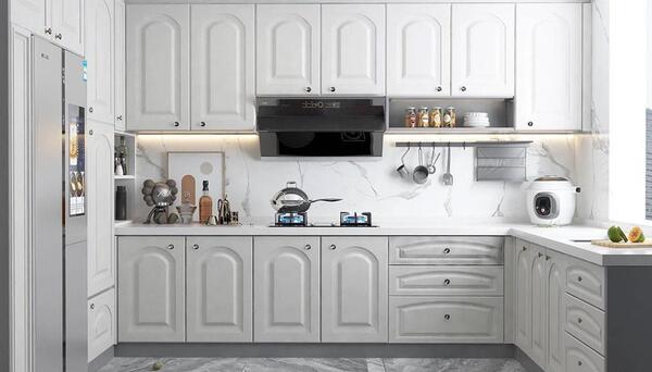 عکس کابینت سفید صدفی