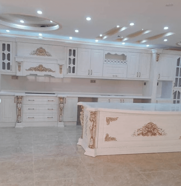 عکس کابینت سفید صدفی