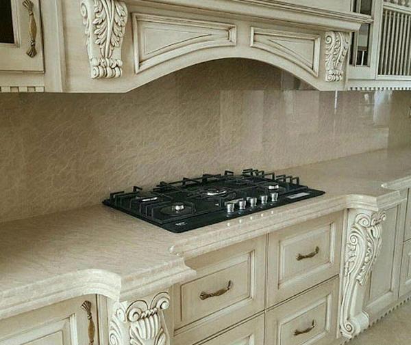 عکس کابینت سفید صدفی
