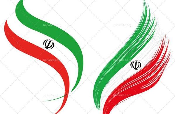 عکس سفید با پرچم ایران