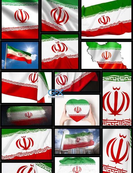 عکس سفید با پرچم ایران