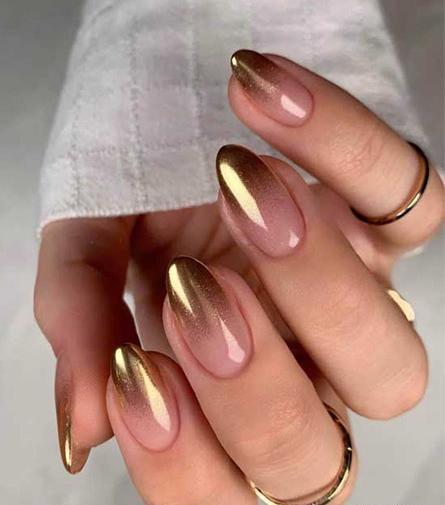عکس کاشت ناخن اینه ای