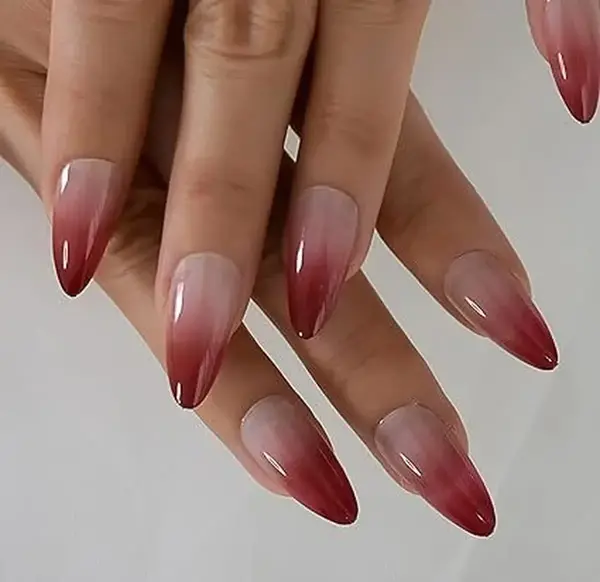 عکس ناخن آمبره مشکی