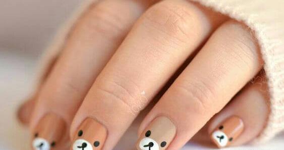 عکس ناخن بچه گانه ژلیش