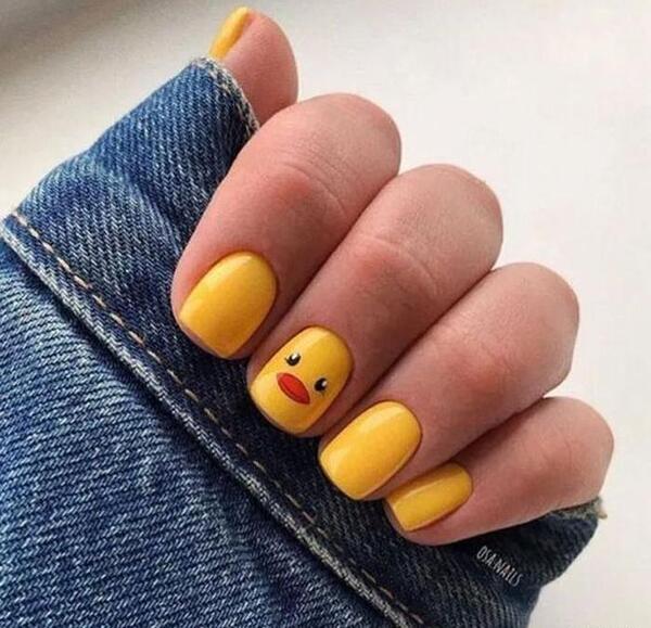 عکس ناخن بچه گانه ژلیش